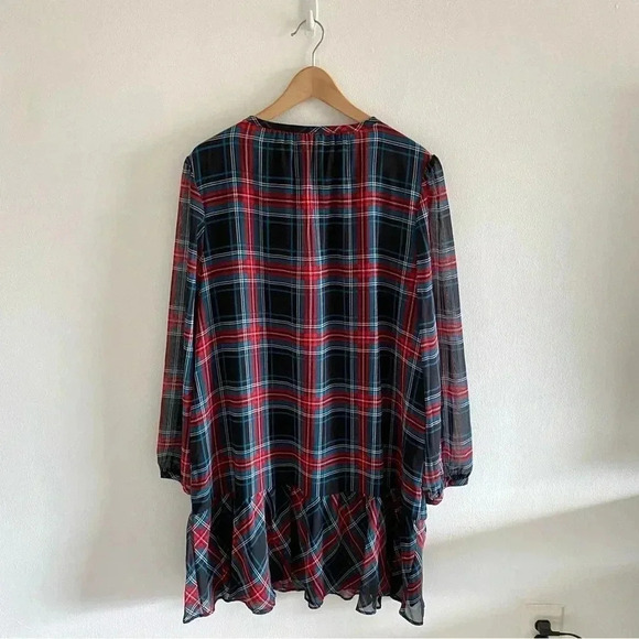 Draper James Rosanne Shift Dress in Georgia Plaid Sz XXL - Picture 6 of 11